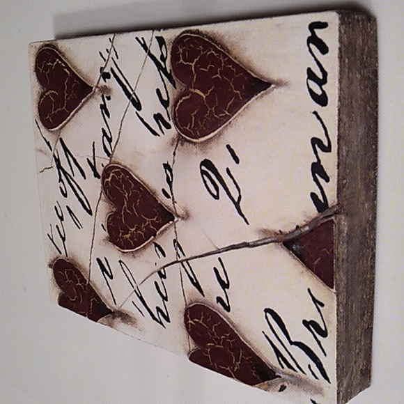 Sid Dickens T-01 "Red Hearts with Script" *Retired* Vintage - Picture 3 of 7